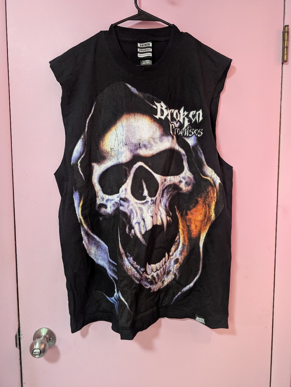 Broken Promises Skull Muscle Tee